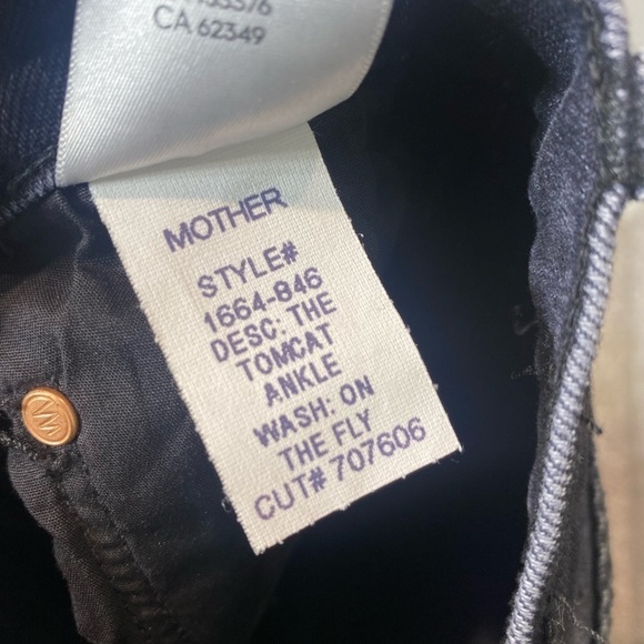 MOTHER Denim The Tomcat Ankle Jeans In On The Fly NWT - Picture 6 of 14